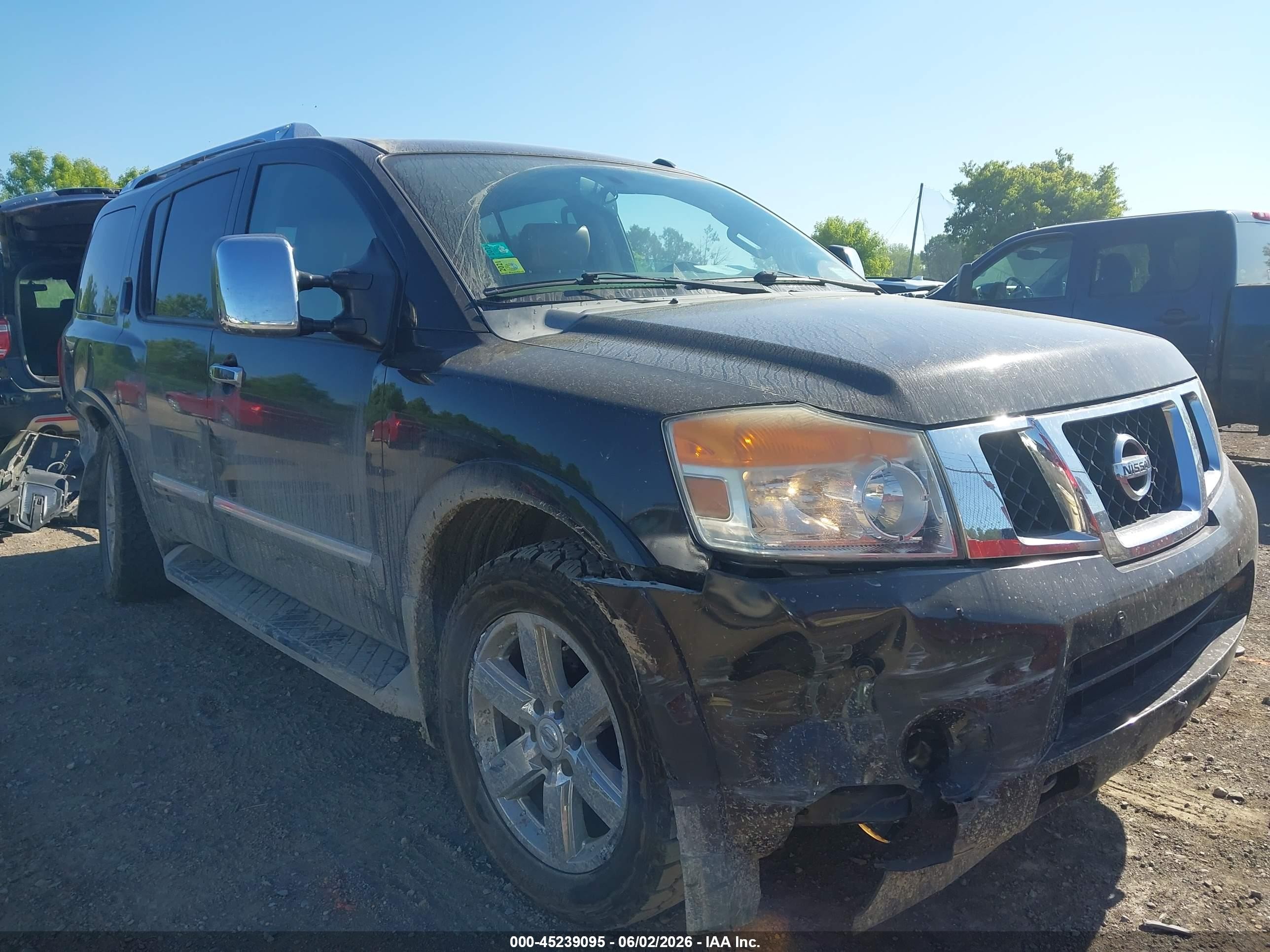 2013 Nissan Armada Platinum Black vin: 5N1AA0NE1DN609737