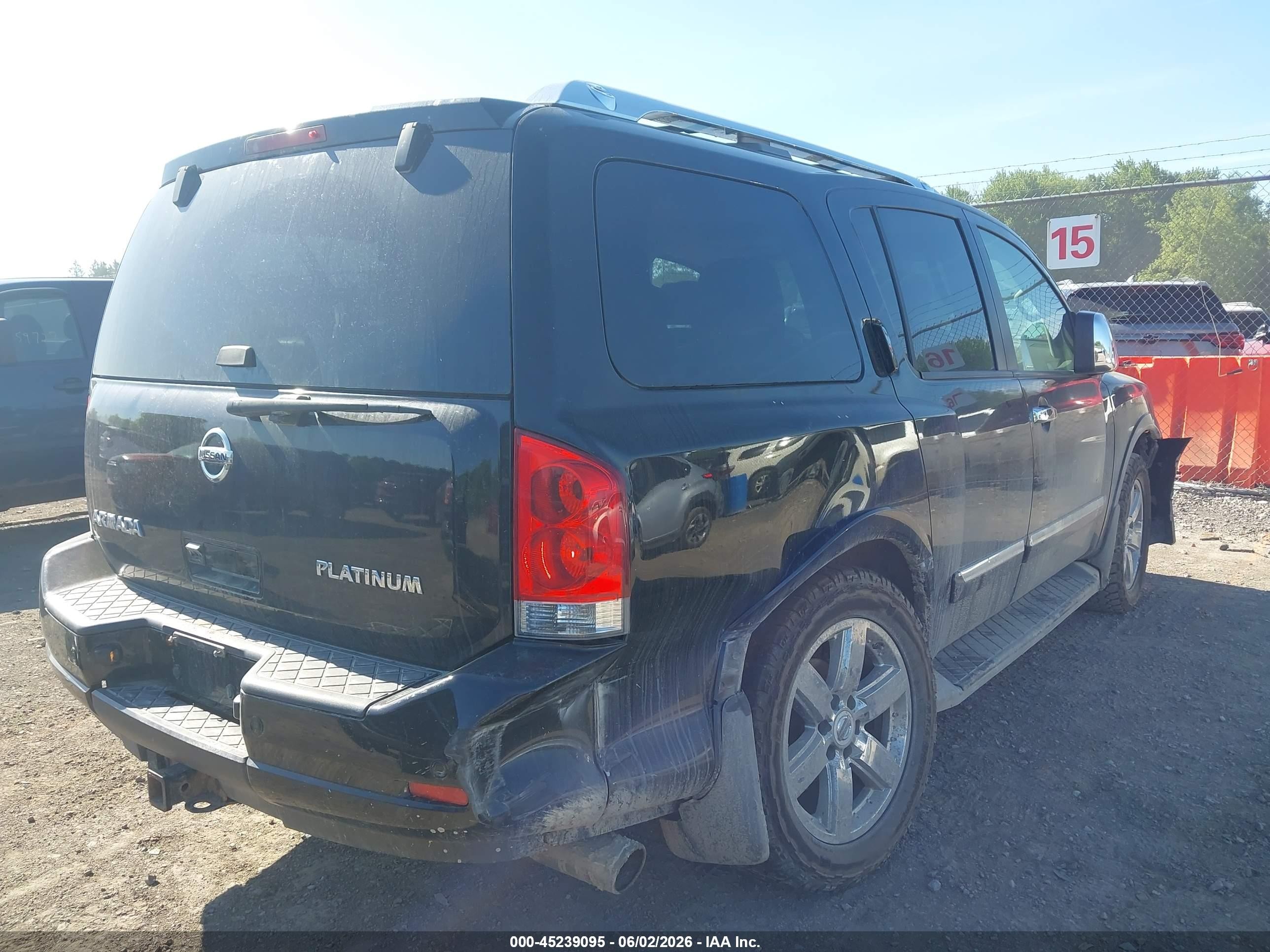 2013 Nissan Armada Platinum Black vin: 5N1AA0NE1DN609737