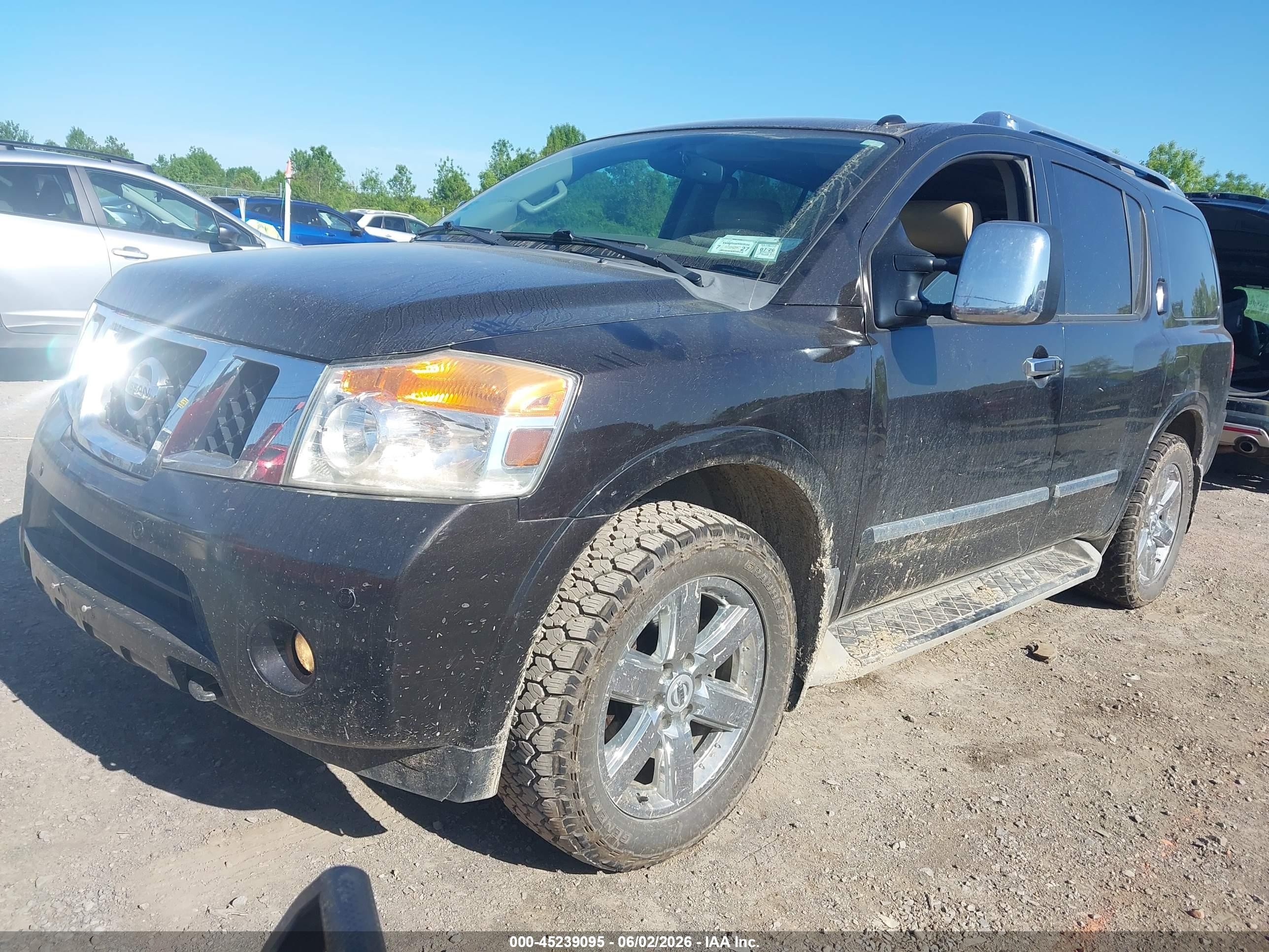 2013 Nissan Armada Platinum Black vin: 5N1AA0NE1DN609737