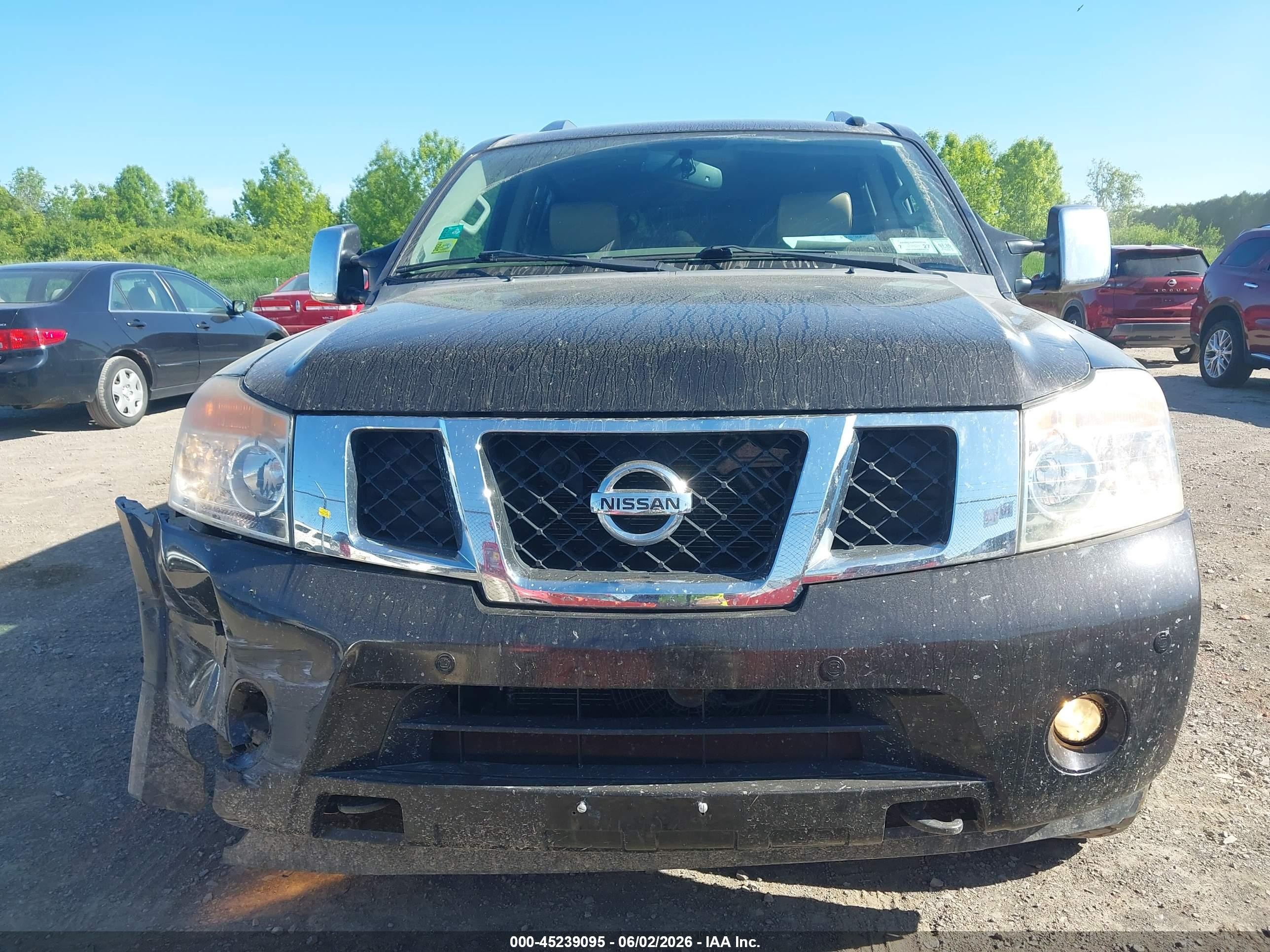 2013 Nissan Armada Platinum Black vin: 5N1AA0NE1DN609737