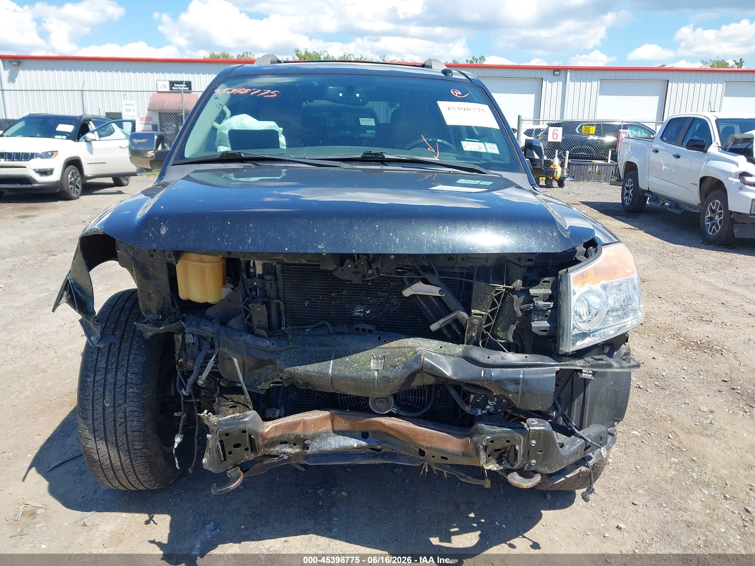 2015 Nissan Armada Platinum/sl/sv Black vin: 5N1AA0NE1FN606484