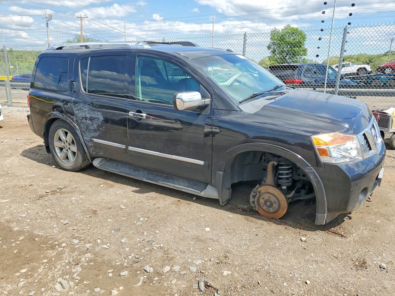 2011 Nissan Armada Platinum Black vin: 5N1AA0NE2BN602180