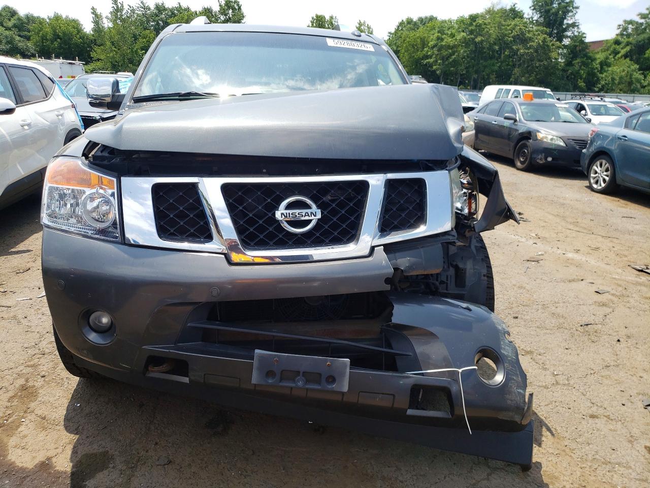 2011 Nissan Armada Platinum Gray vin: 5N1AA0NE2BN614734