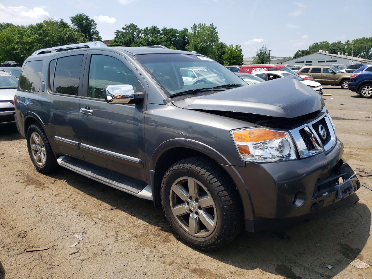 2011 Nissan Armada Platinum Gray vin: 5N1AA0NE2BN614734