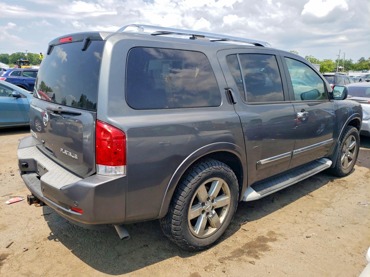 2011 Nissan Armada Platinum Gray vin: 5N1AA0NE2BN614734