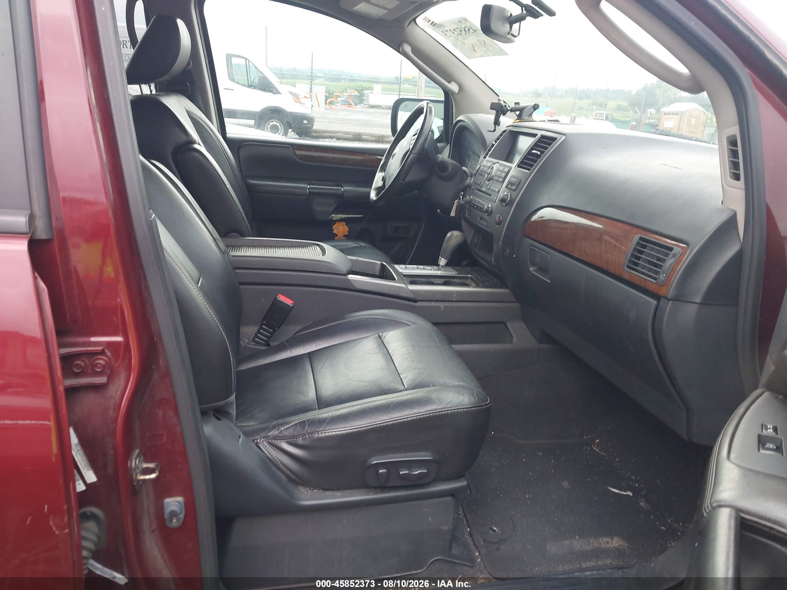 2011 Nissan Armada Platinum Maroon vin: 5N1AA0NE2BN616984