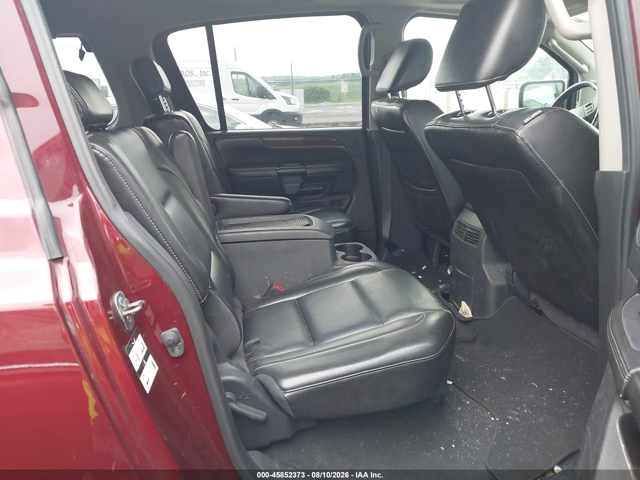 2011 Nissan Armada Platinum Maroon vin: 5N1AA0NE2BN616984