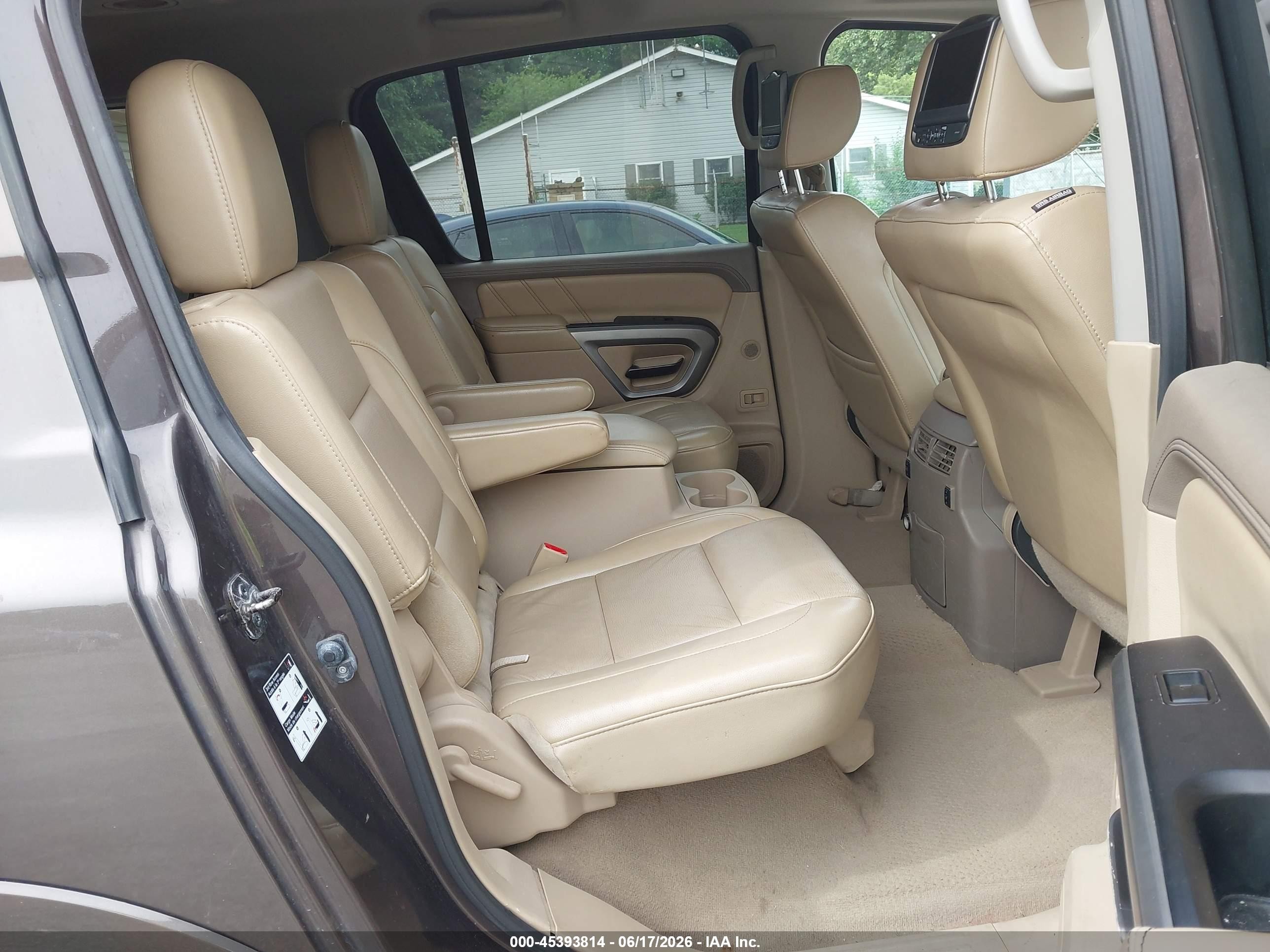 2015 Nissan Armada Platinum Brown vin: 5N1AA0NE2FN602895