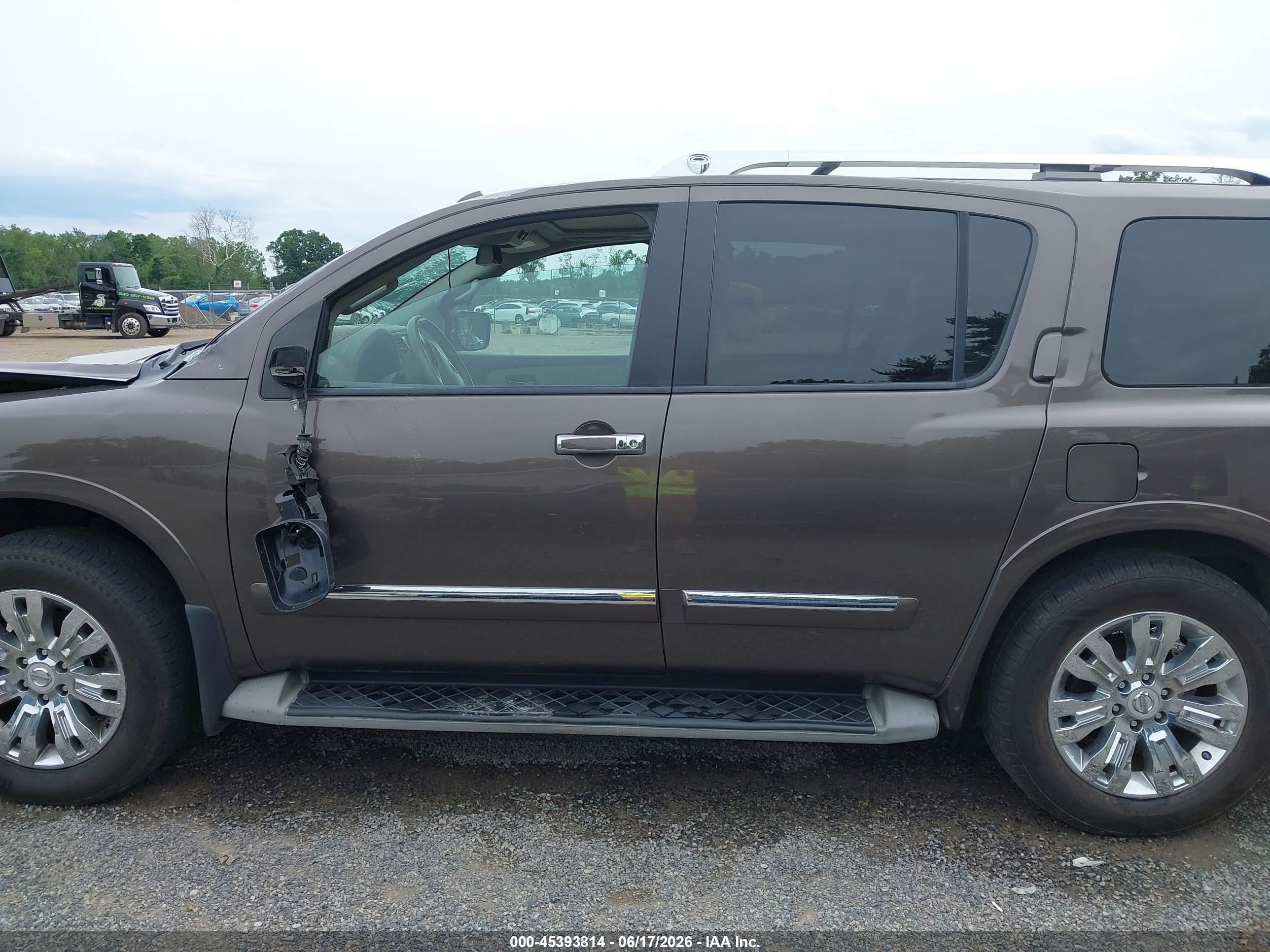 2015 Nissan Armada Platinum Brown vin: 5N1AA0NE2FN602895