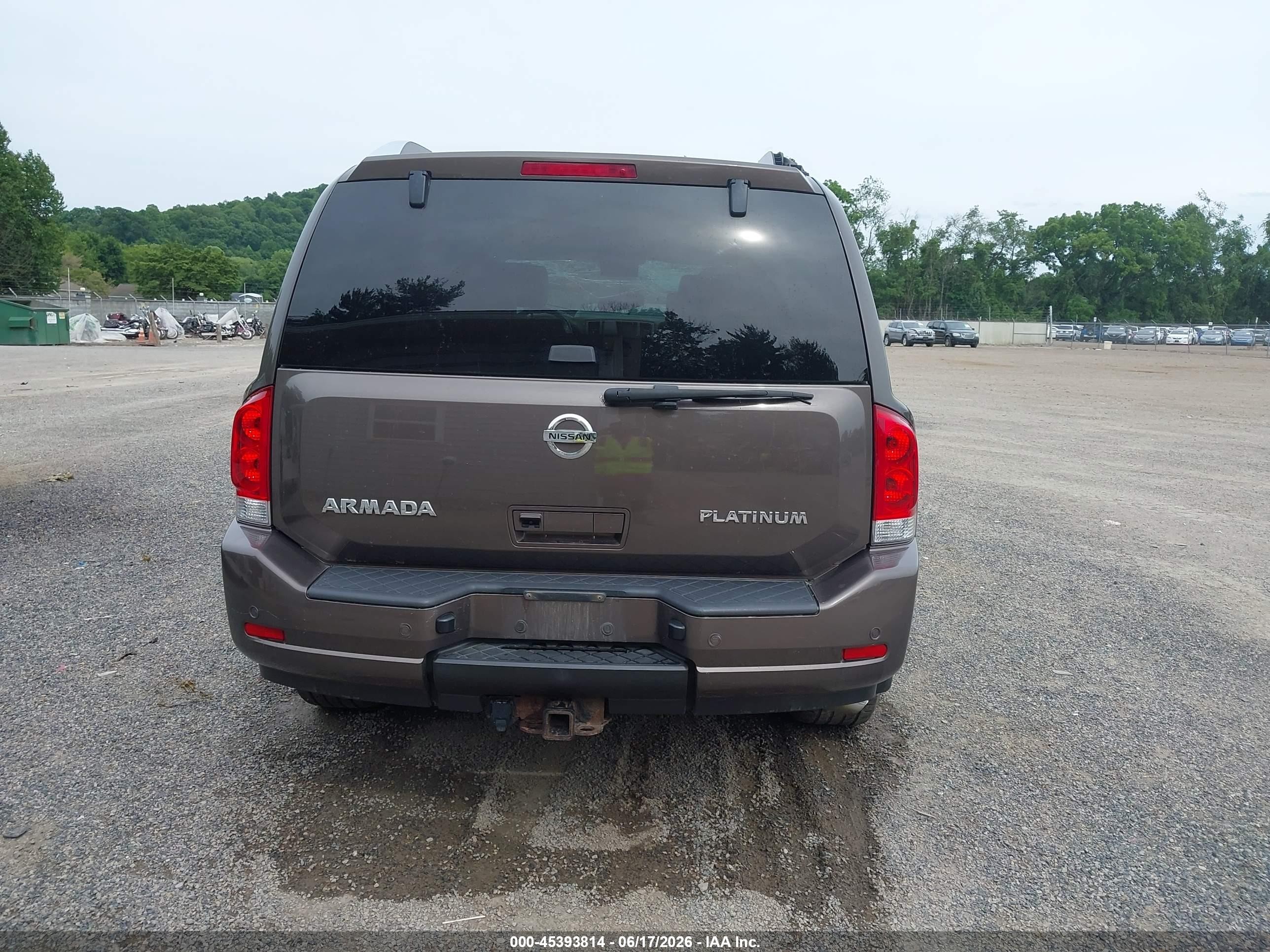 2015 Nissan Armada Platinum Brown vin: 5N1AA0NE2FN602895