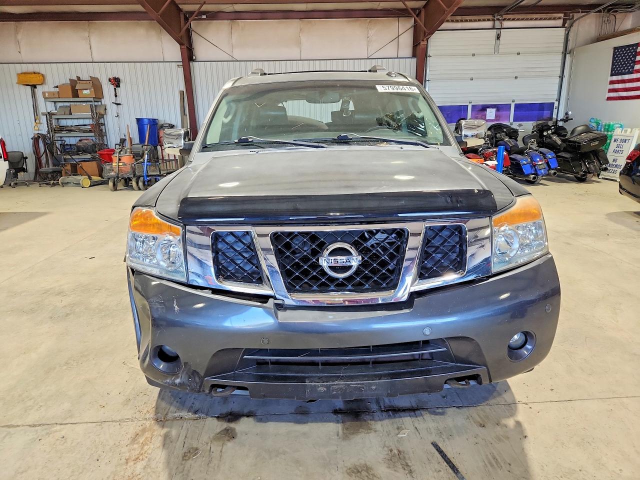 2011 Nissan Armada Platinum Gray vin: 5N1AA0NE3BN605864