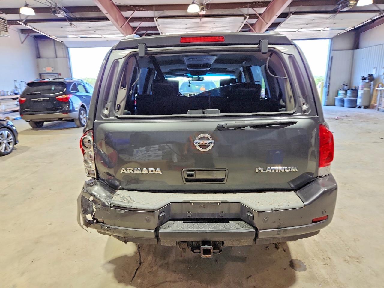 2011 Nissan Armada Platinum Gray vin: 5N1AA0NE3BN605864