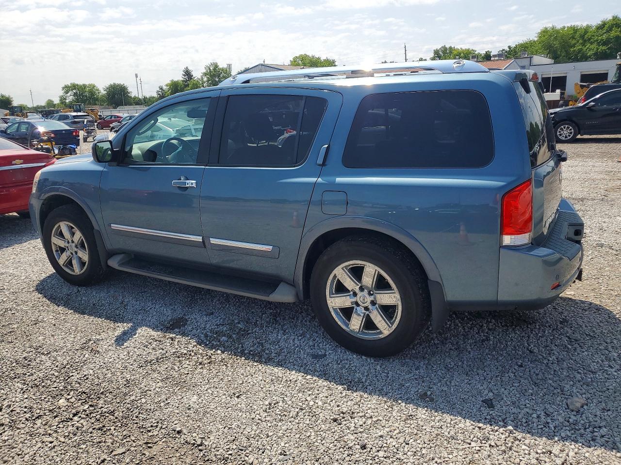 2011 Nissan Armada Platinum Blue vin: 5N1AA0NE3BN621563