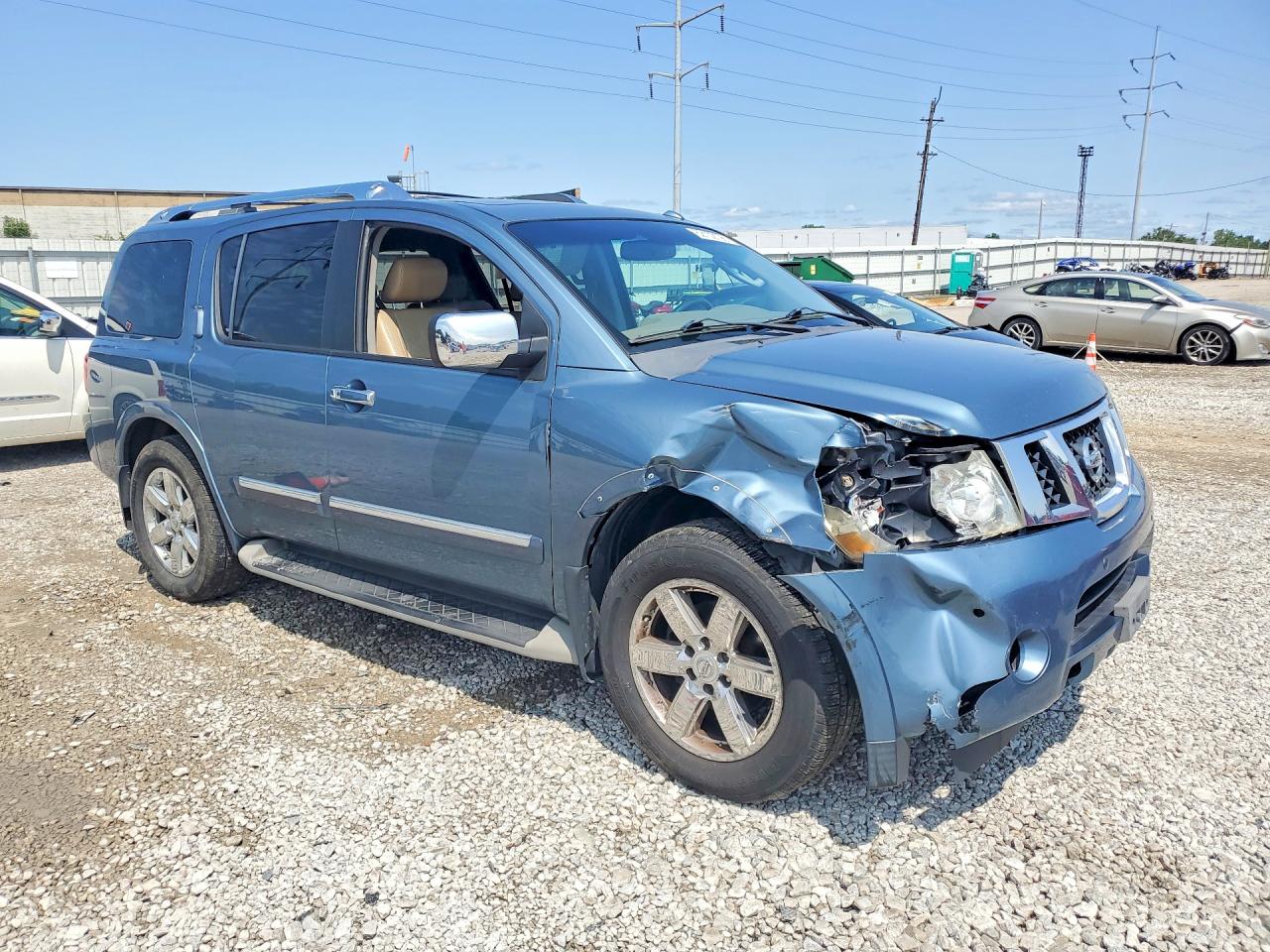 2011 Nissan Armada Platinum Blue vin: 5N1AA0NE3BN621563