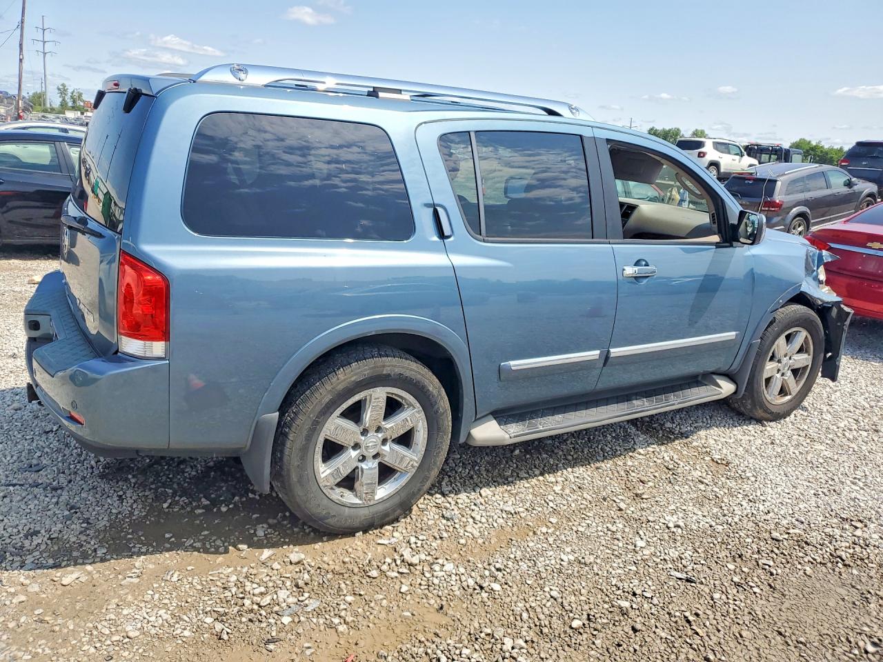 2011 Nissan Armada Platinum Blue vin: 5N1AA0NE3BN621563