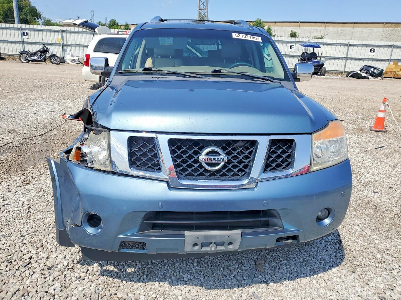 2011 Nissan Armada Platinum Blue vin: 5N1AA0NE3BN621563