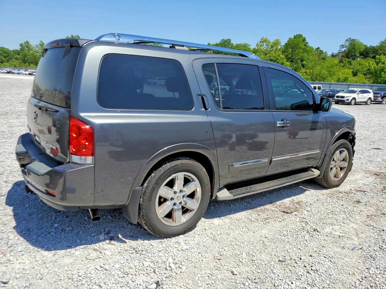 2011 Nissan Armada Platinum Gray vin: 5N1AA0NE3BN623443