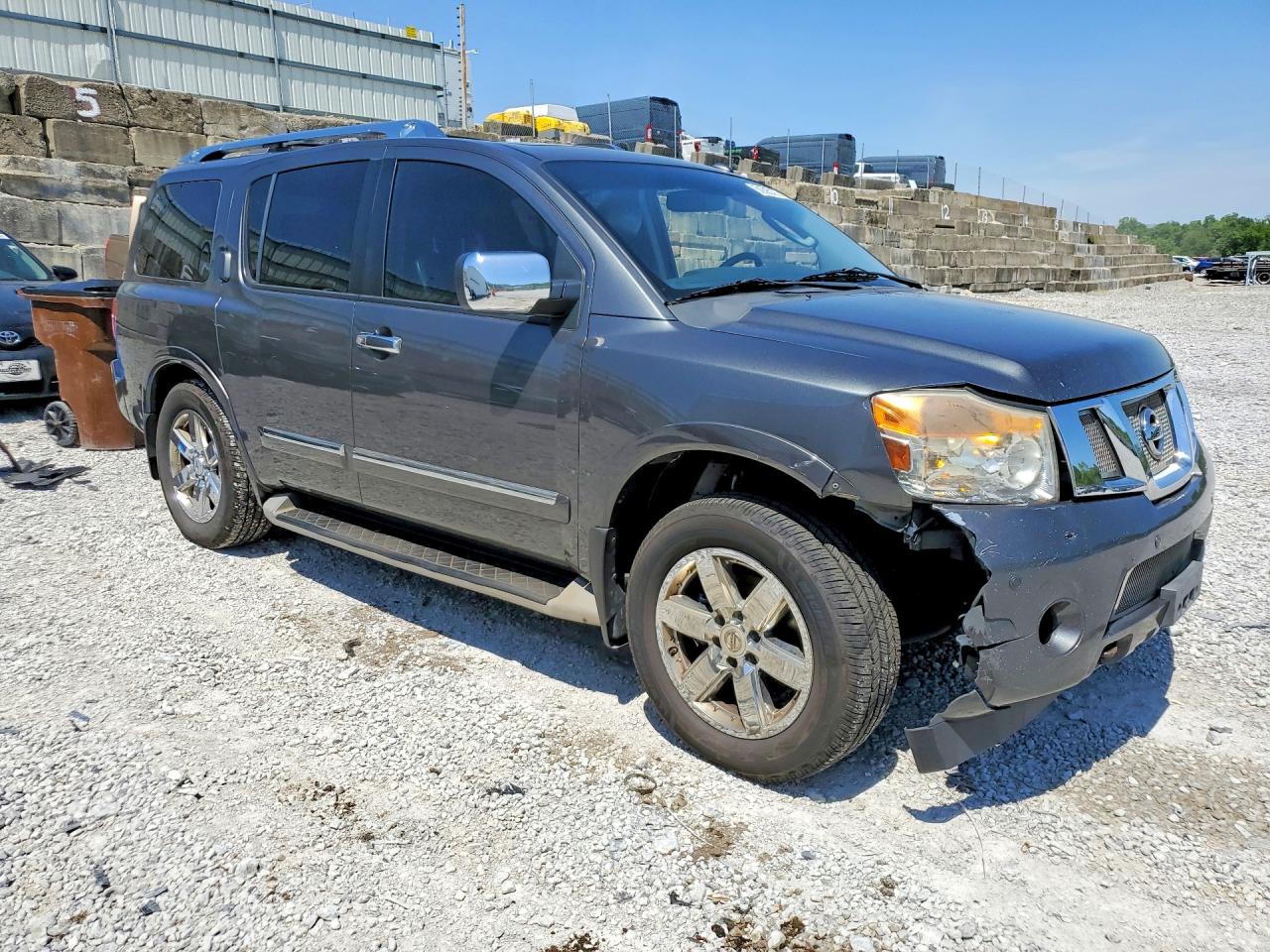 2011 Nissan Armada Platinum Gray vin: 5N1AA0NE3BN623443