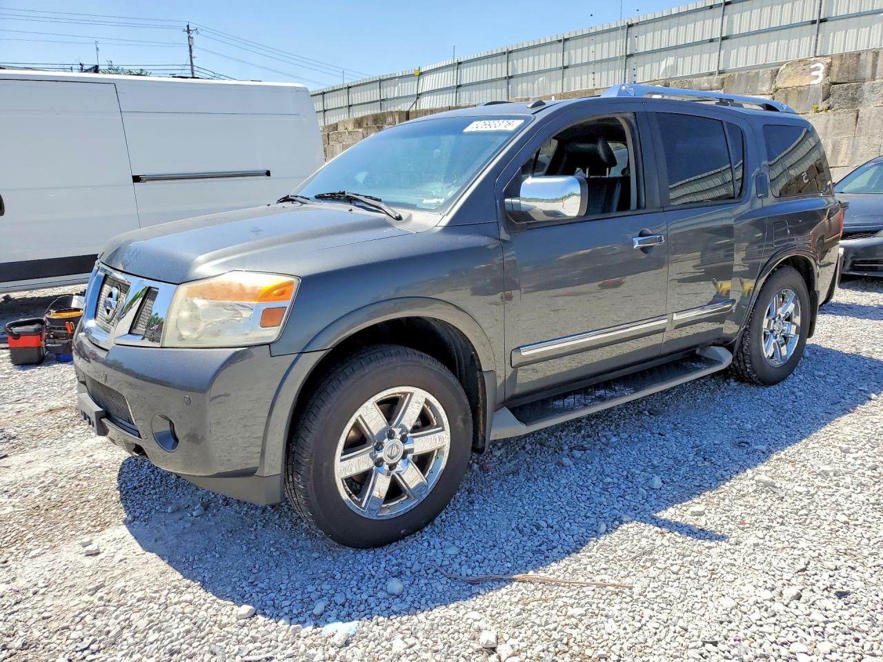 2011 Nissan Armada Platinum Gray vin: 5N1AA0NE3BN623443