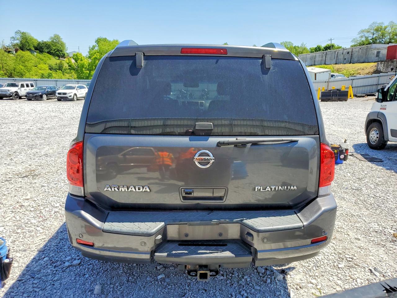 2011 Nissan Armada Platinum Gray vin: 5N1AA0NE3BN623443