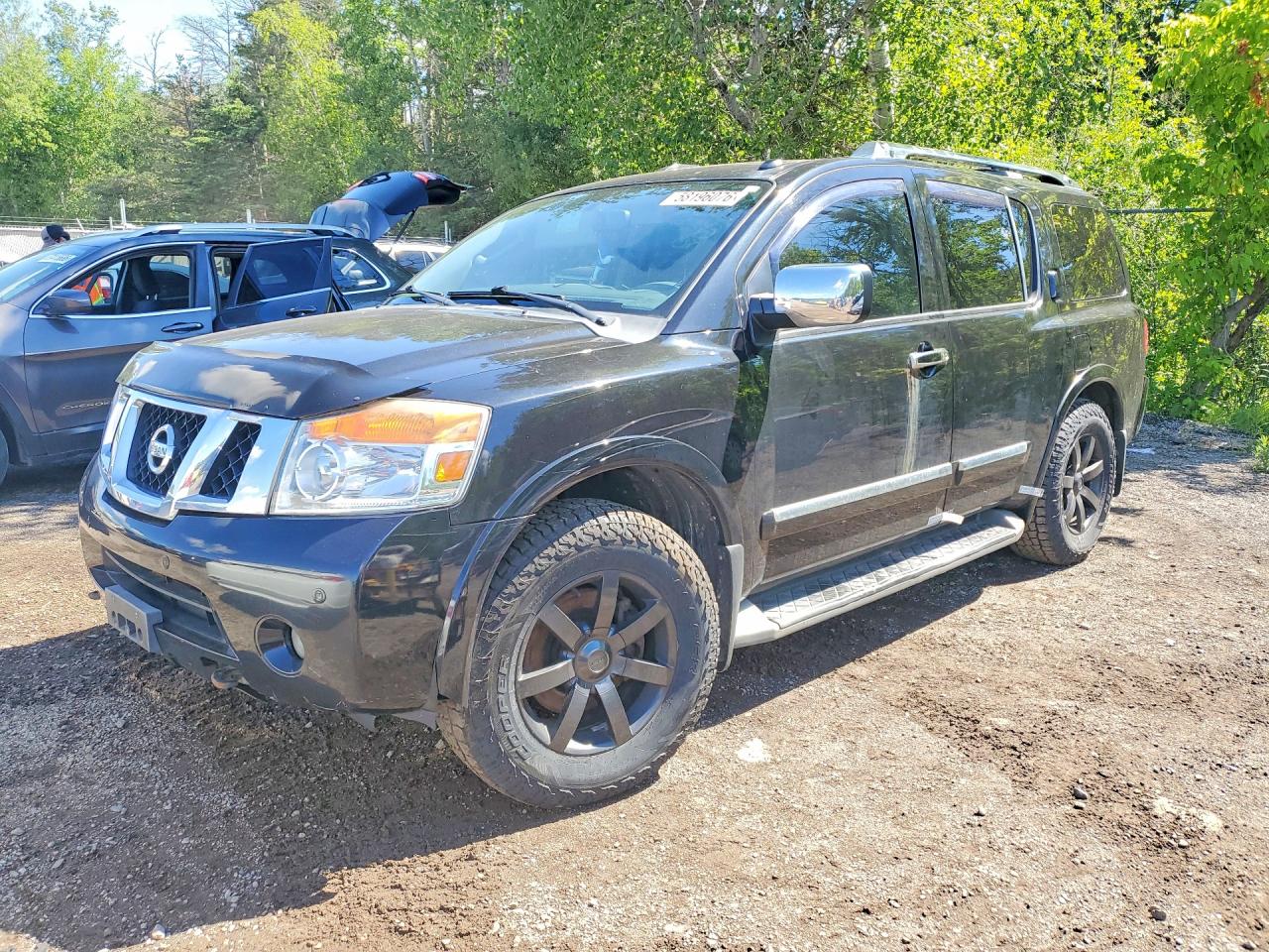 2012 Nissan Armada Platinum Black vin: 5N1AA0NE3CN608345