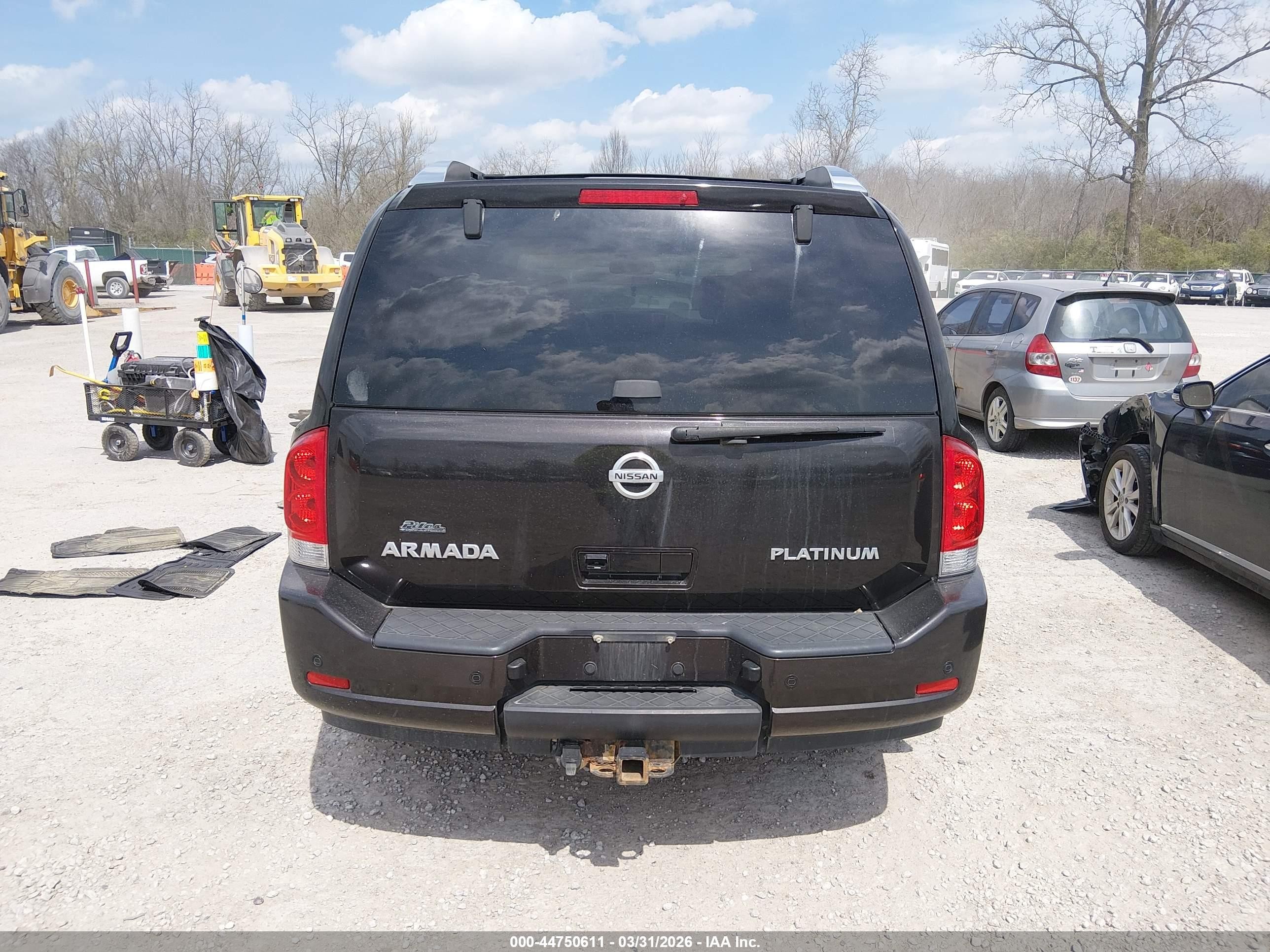 2014 Nissan Armada Platinum Black vin: 5N1AA0NE3EN603732