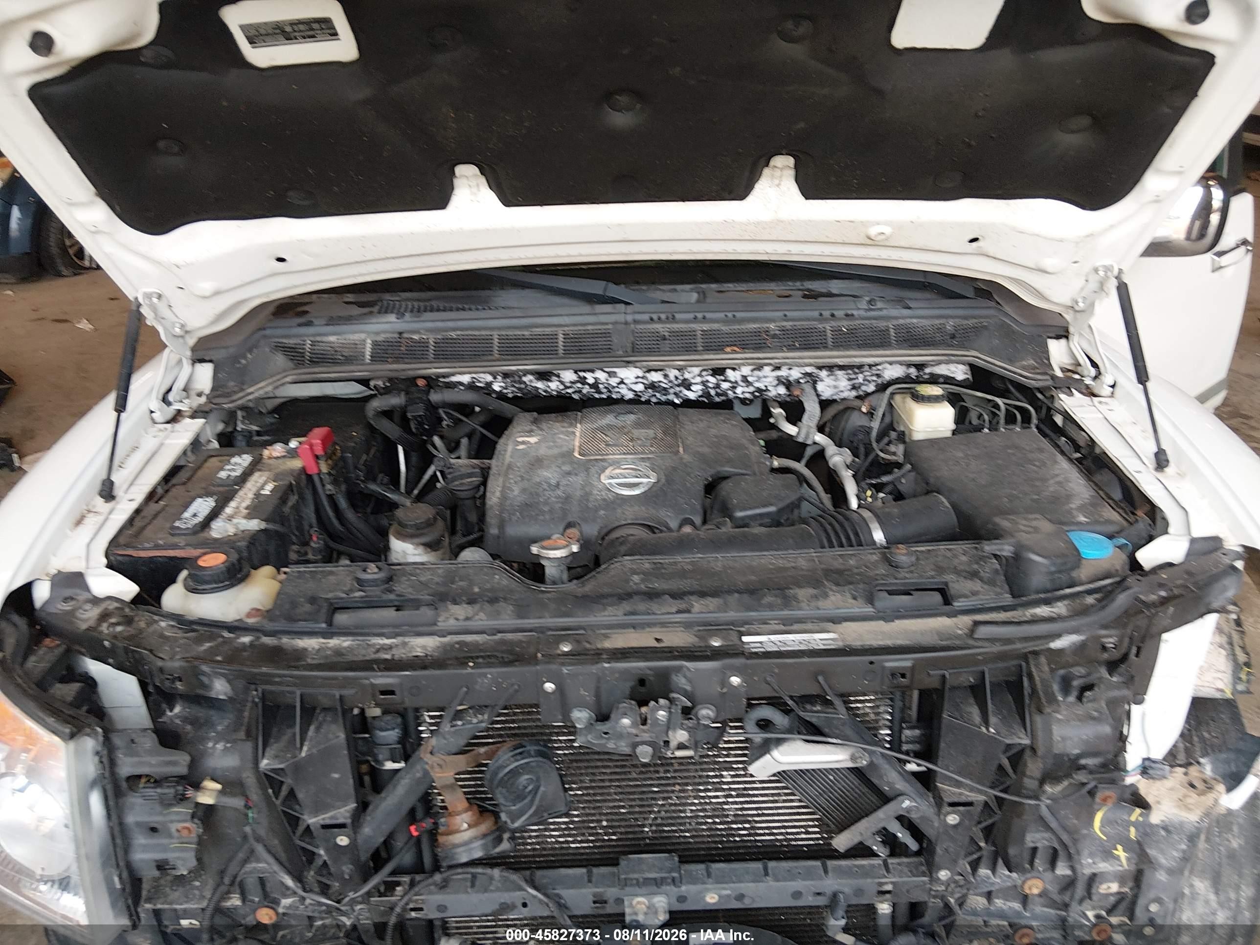 2015 Nissan Armada Platinum White vin: 5N1AA0NE3FN615283
