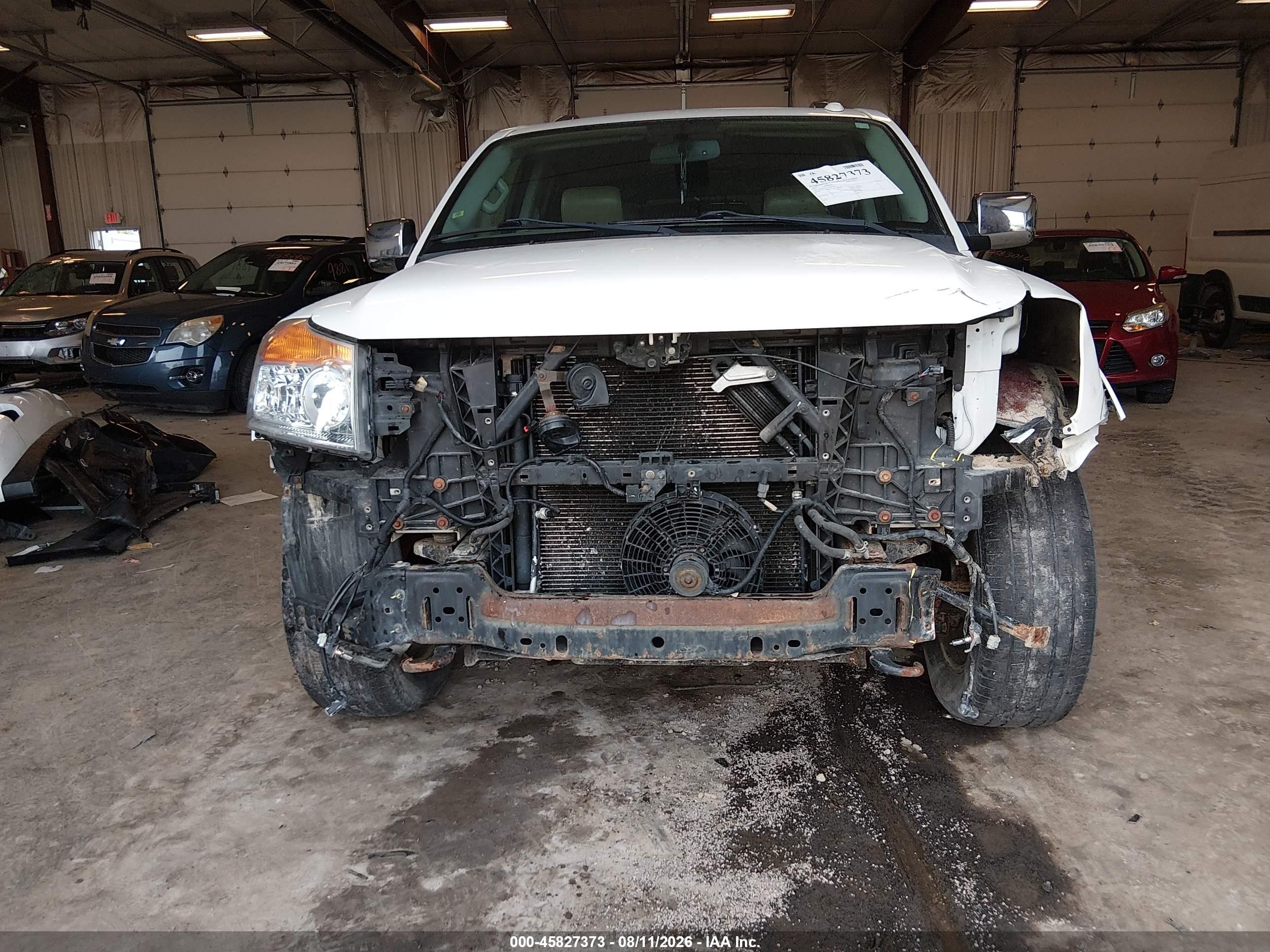 2015 Nissan Armada Platinum White vin: 5N1AA0NE3FN615283