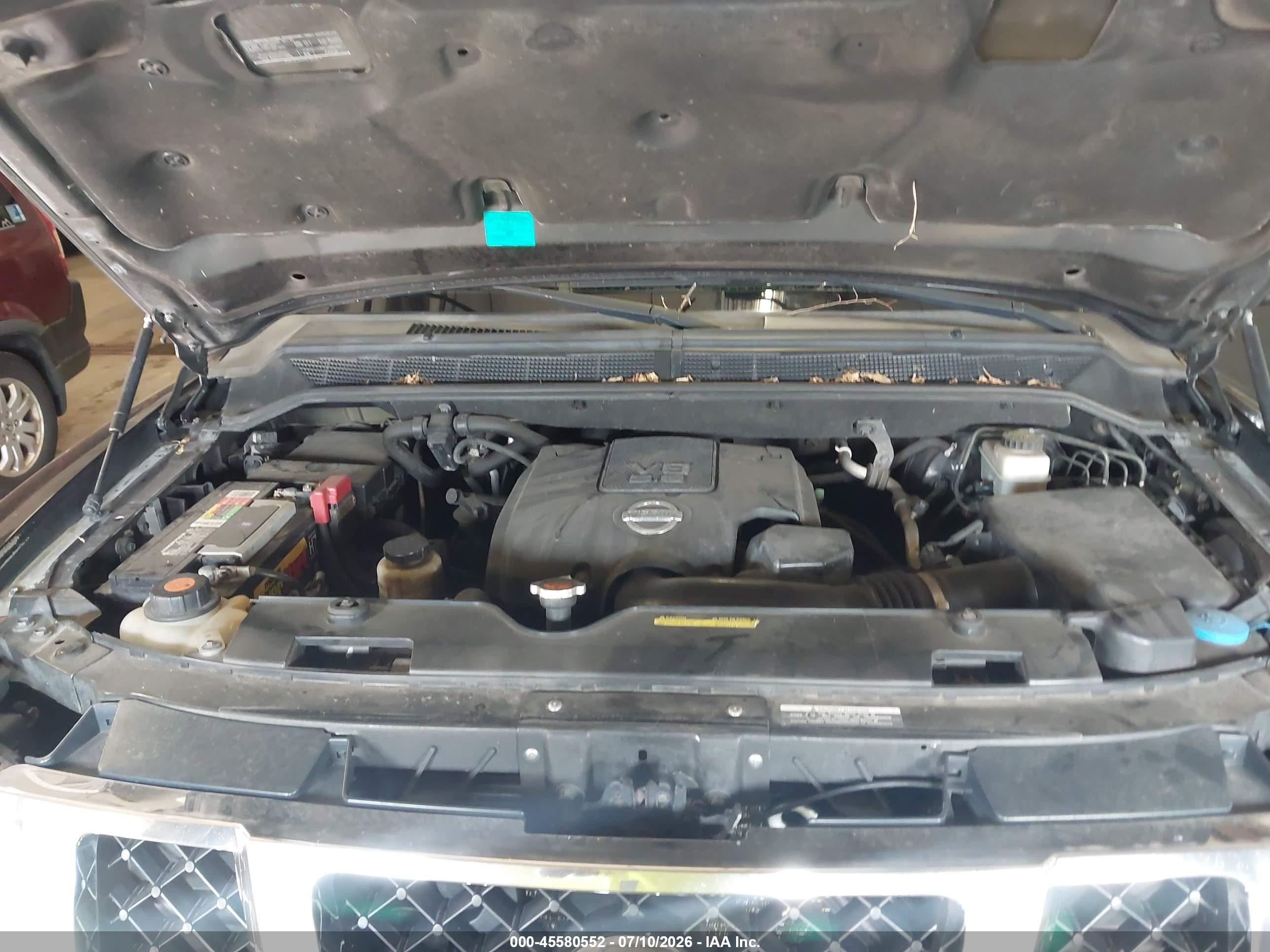 2011 Nissan Armada Platinum Черный vin: 5N1AA0NE4BN607042