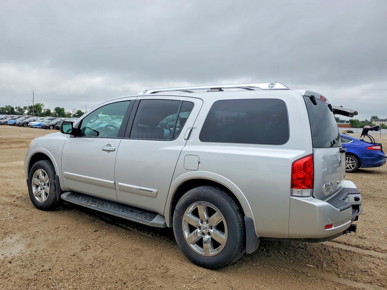 2013 Nissan Armada Platinum Серебряный vin: 5N1AA0NE4DN614480