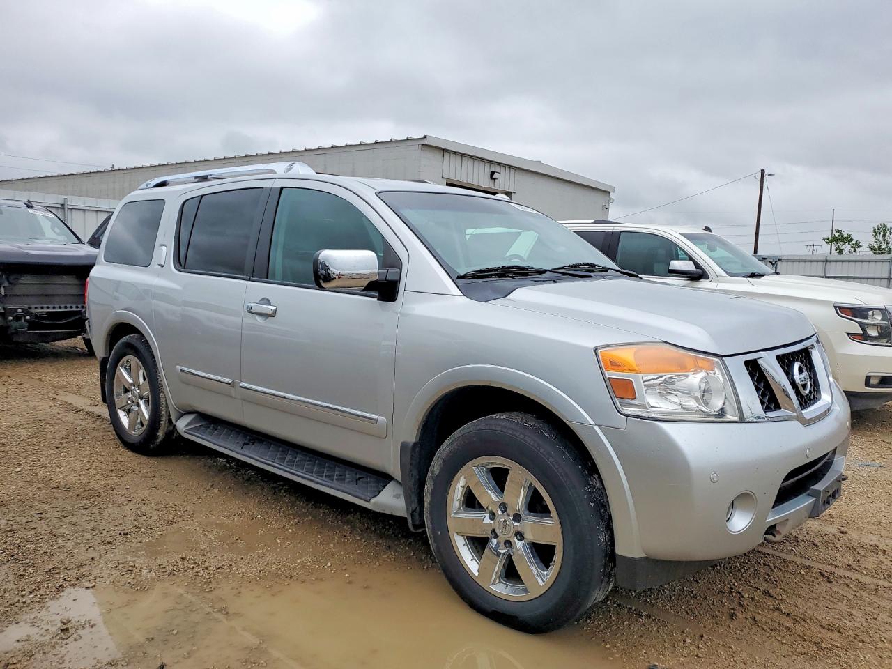 2013 Nissan Armada Platinum Серебряный vin: 5N1AA0NE4DN614480