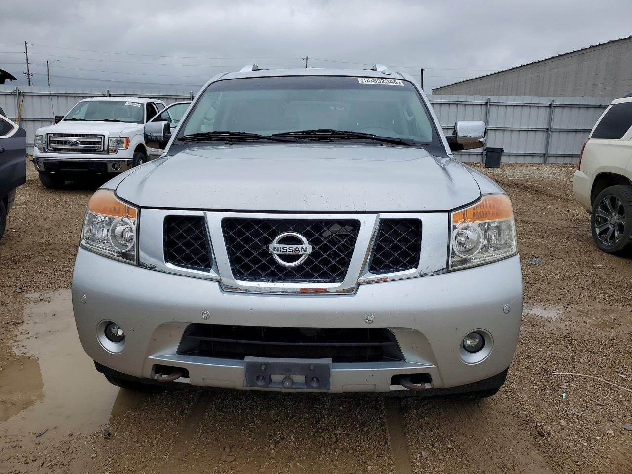 2013 Nissan Armada Platinum Серебряный vin: 5N1AA0NE4DN614480