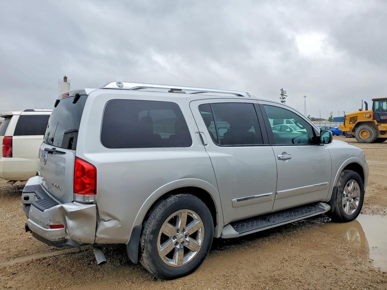 2013 Nissan Armada Platinum Серебряный vin: 5N1AA0NE4DN614480