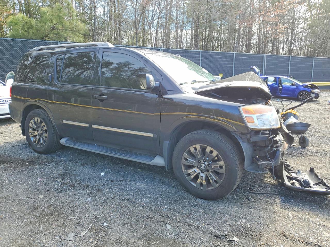 2015 Nissan Armada Platinum Black vin: 5N1AA0NE4FN605930