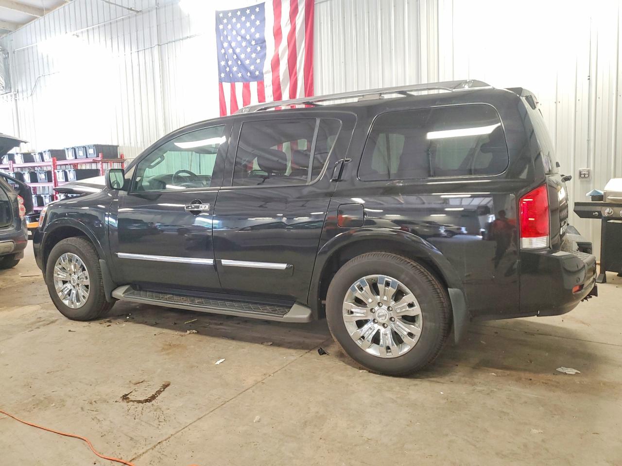 2015 Nissan Armada Platinum Черный vin: 5N1AA0NE5FN621599