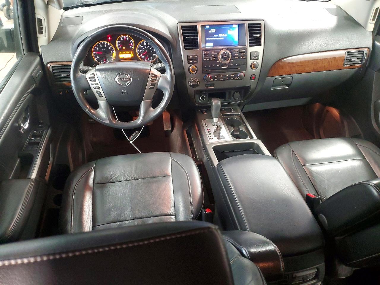 2015 Nissan Armada Platinum Черный vin: 5N1AA0NE5FN621599