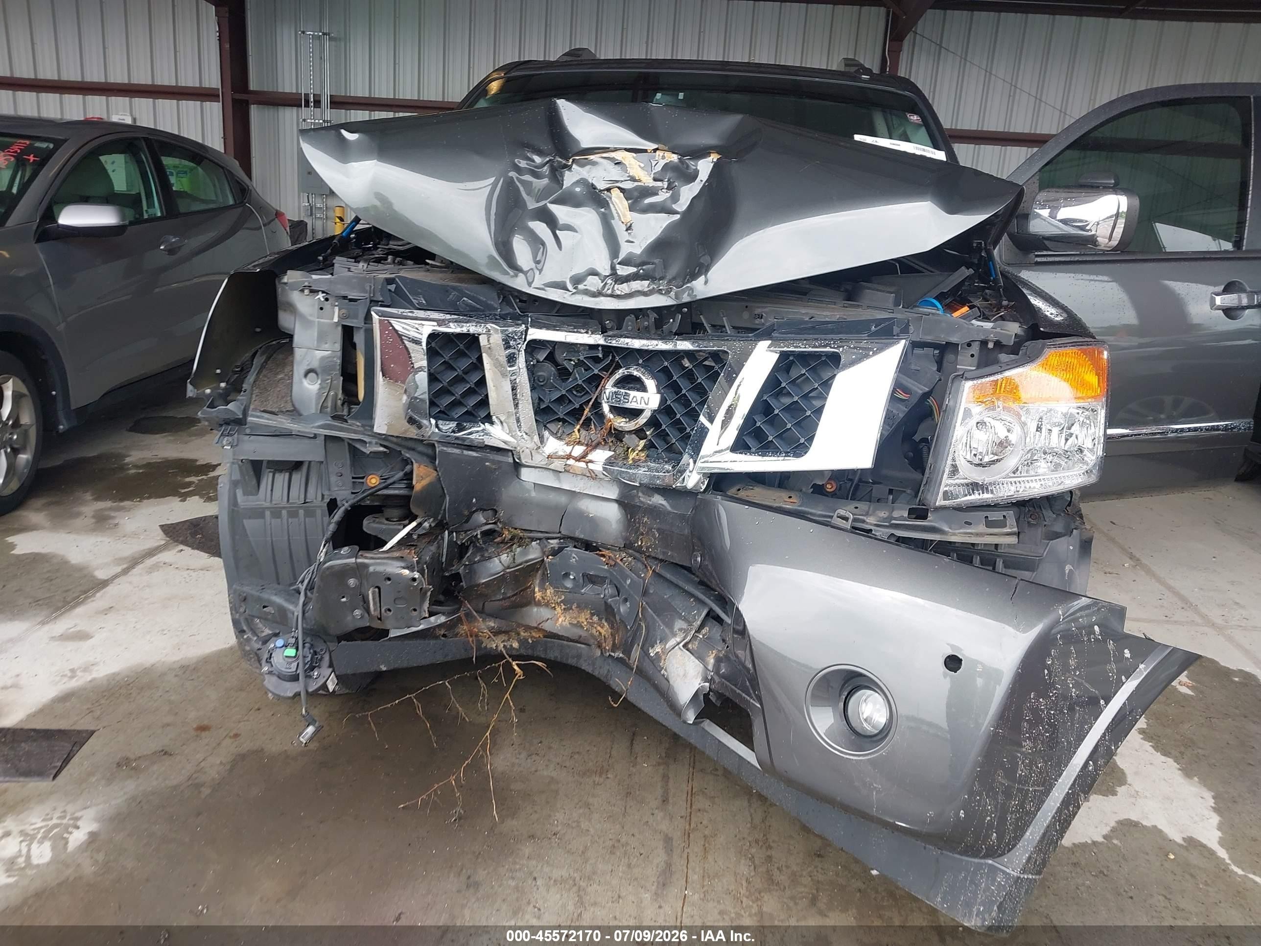 2010 Nissan Armada Platinum Gray vin: 5N1AA0NE6AN623175