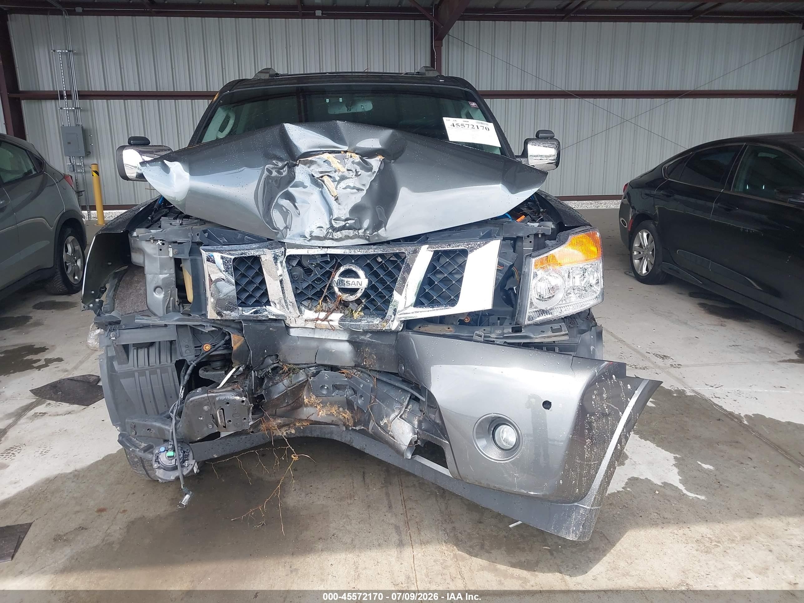 2010 Nissan Armada Platinum Gray vin: 5N1AA0NE6AN623175