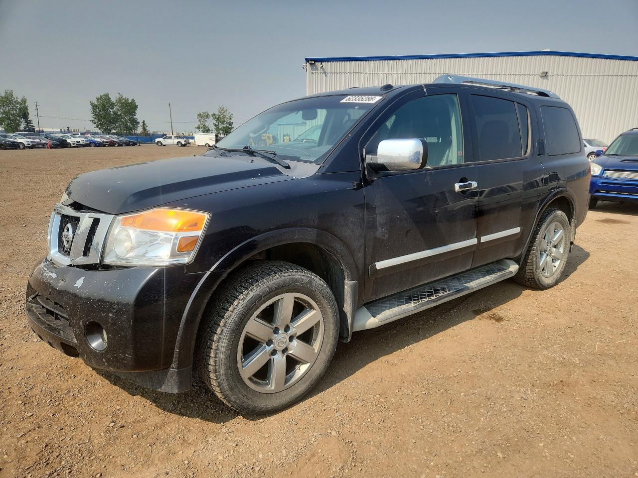 2013 Nissan Armada Platinum Черный vin: 5N1AA0NE6DN605618