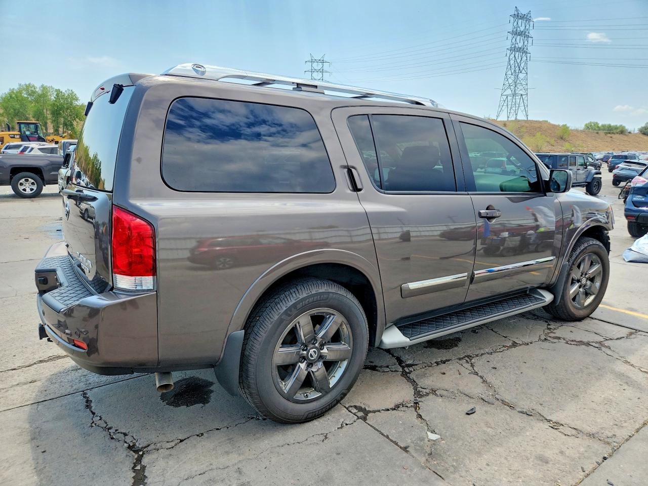 2013 Nissan Armada Platinum Brown vin: 5N1AA0NE6DN611760