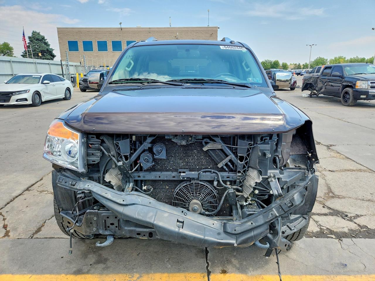 2013 Nissan Armada Platinum Brown vin: 5N1AA0NE6DN611760