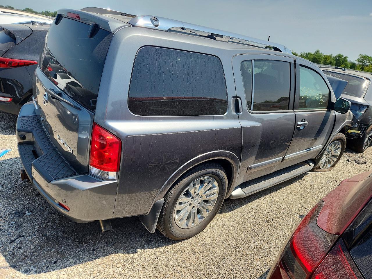 2015 Nissan Armada Platinum Gray vin: 5N1AA0NE7FN604741