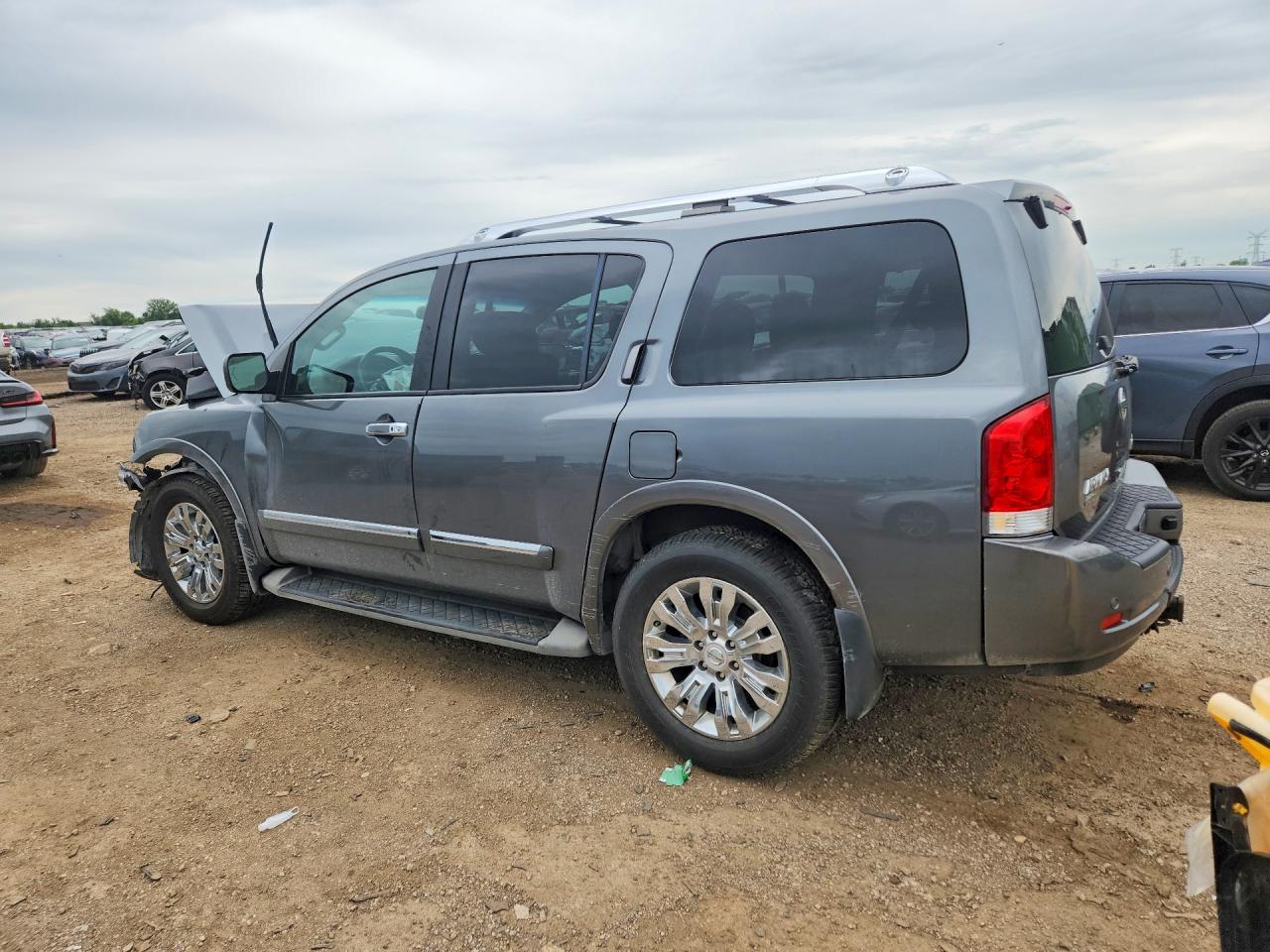 2015 Nissan Armada Platinum Gray vin: 5N1AA0NE7FN604741