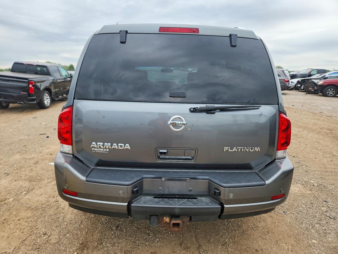 2015 Nissan Armada Platinum Gray vin: 5N1AA0NE7FN604741