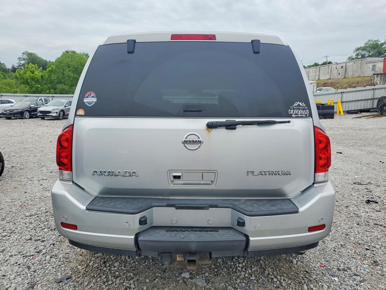 2011 Nissan Armada Platinum Silver vin: 5N1AA0NE8BN613152