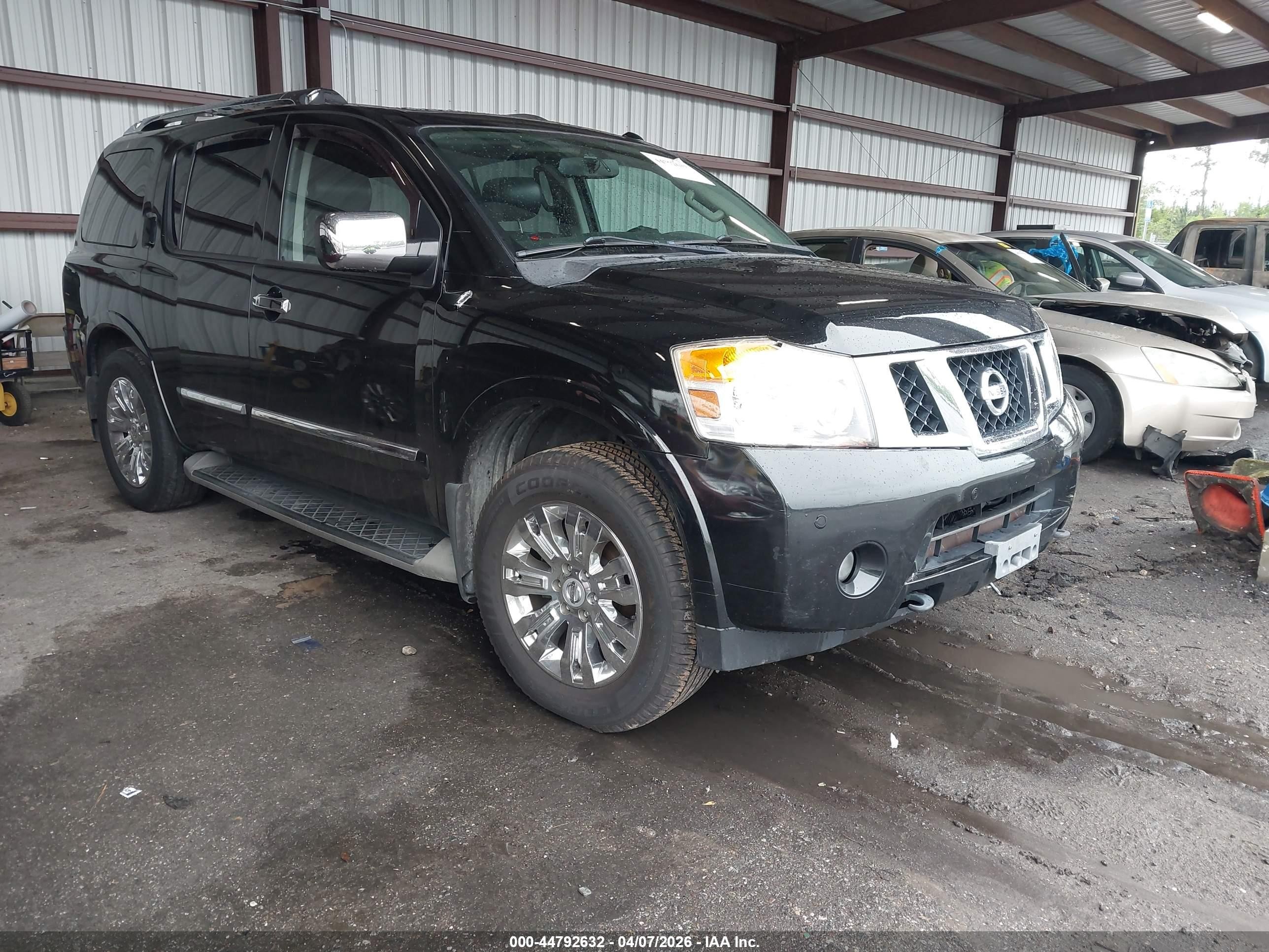 2015 Nissan Armada Platinum Black vin: 5N1AA0NE8FN605249
