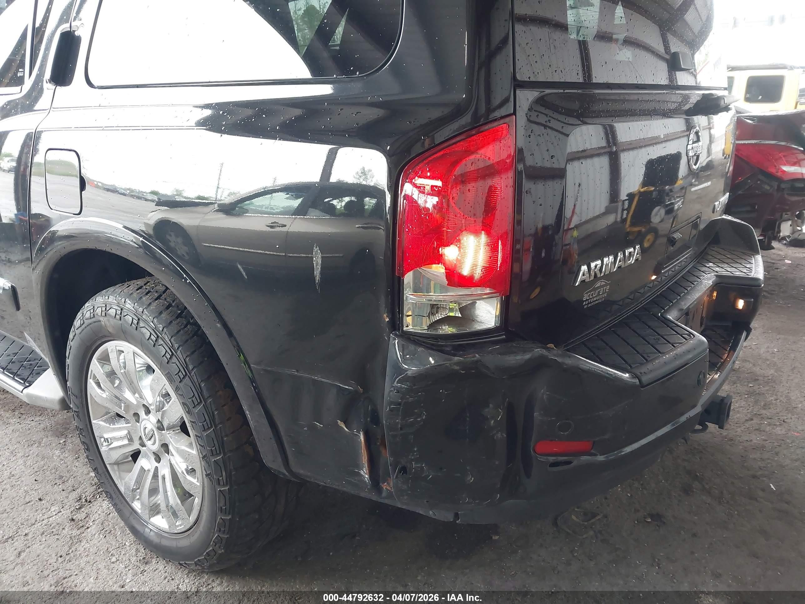 2015 Nissan Armada Platinum Black vin: 5N1AA0NE8FN605249
