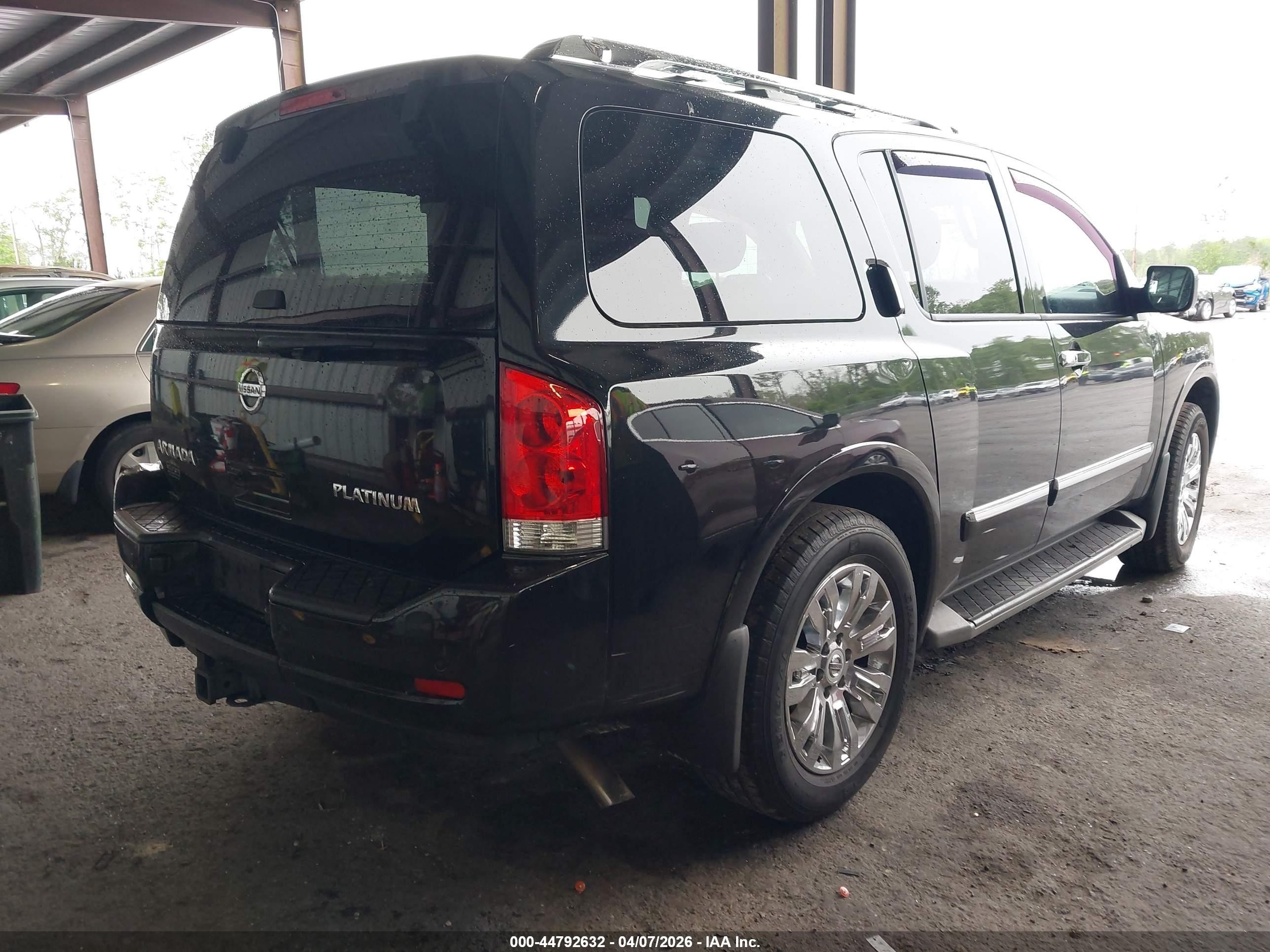 2015 Nissan Armada Platinum Black vin: 5N1AA0NE8FN605249