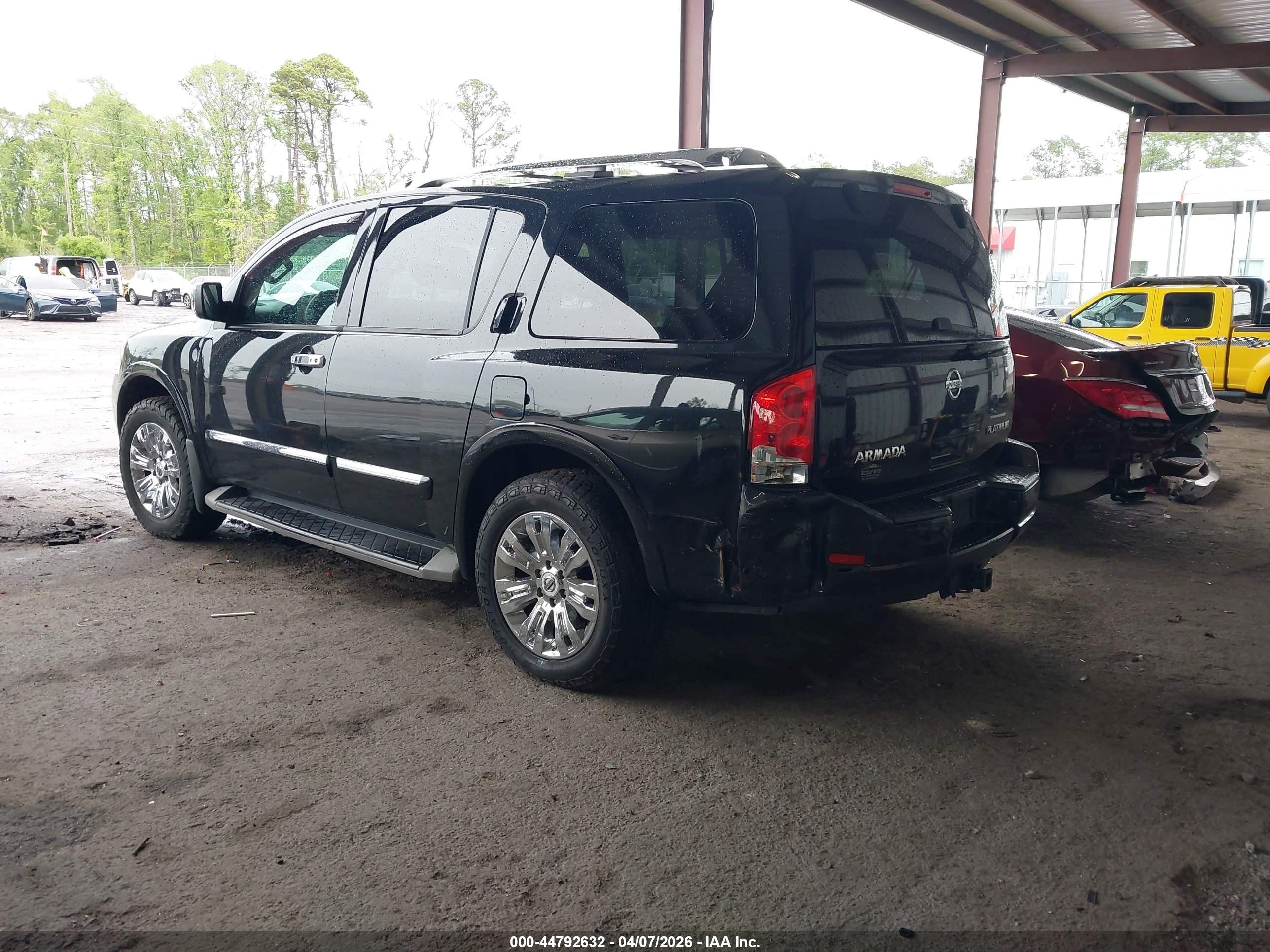 2015 Nissan Armada Platinum Black vin: 5N1AA0NE8FN605249