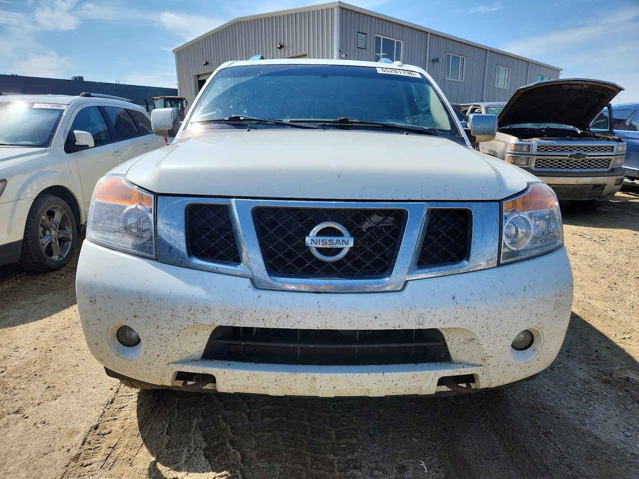 2015 Nissan Armada Platinum White vin: 5N1AA0NE8FN612704
